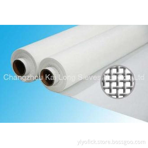 White 100T Polyester Printing Mesh / Monofilament Polyester